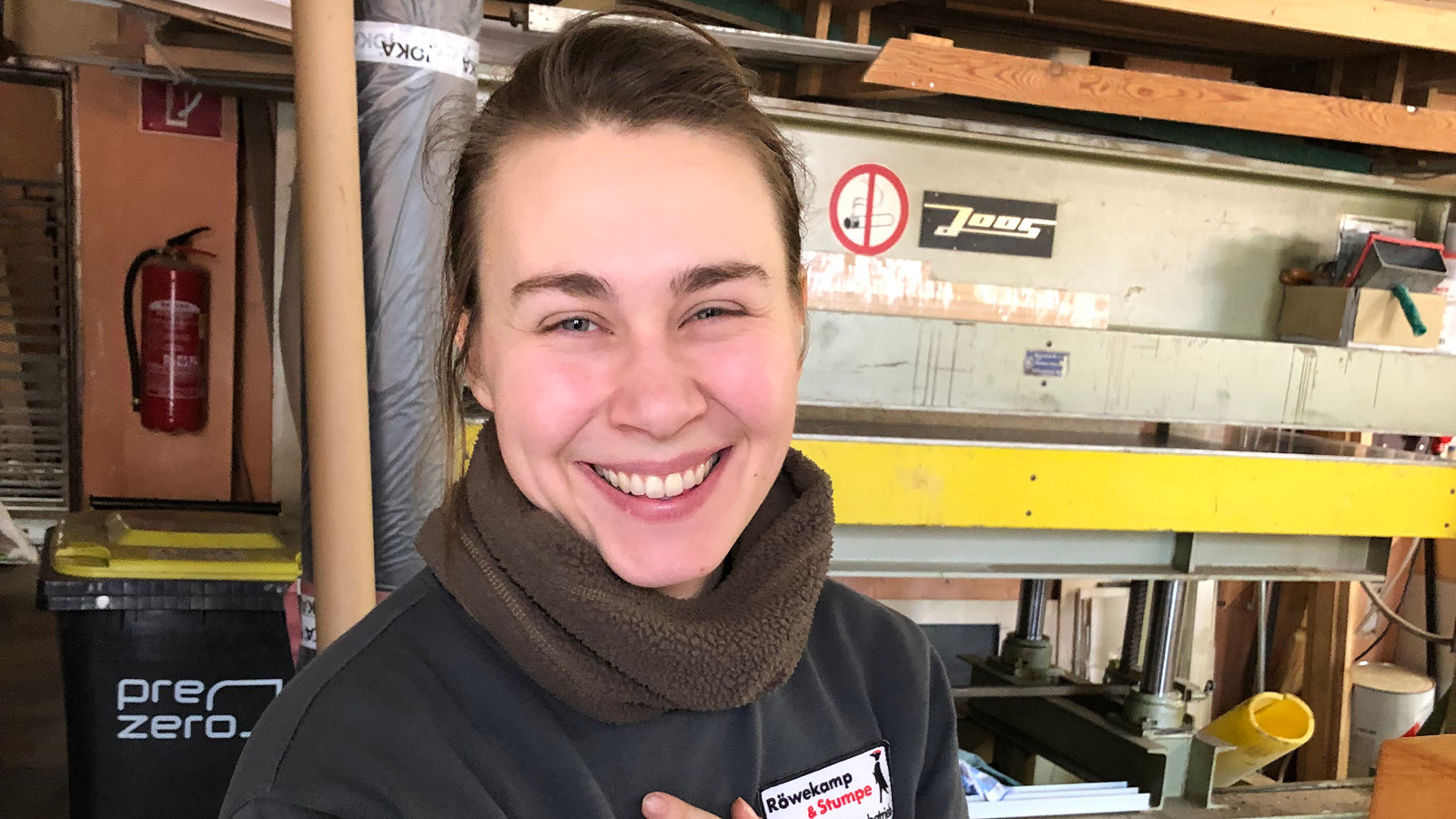 Unsere neue Auszubildende Kerstin